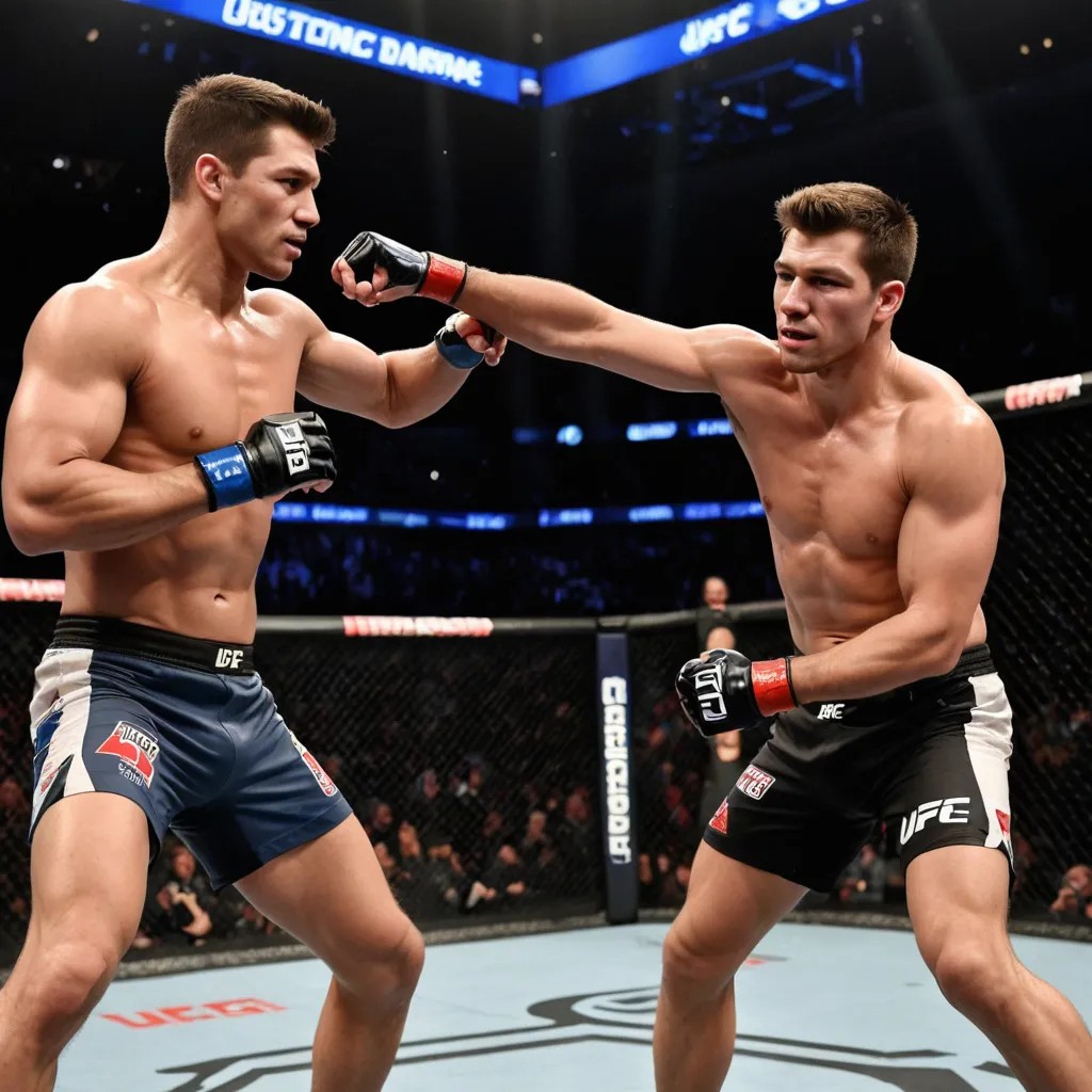 Чемпион UFC с поясом Photo Style