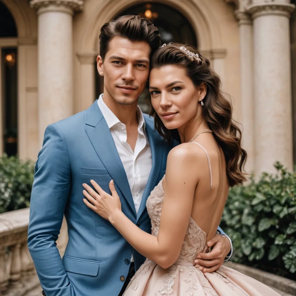 Fancy Couple Photo Style