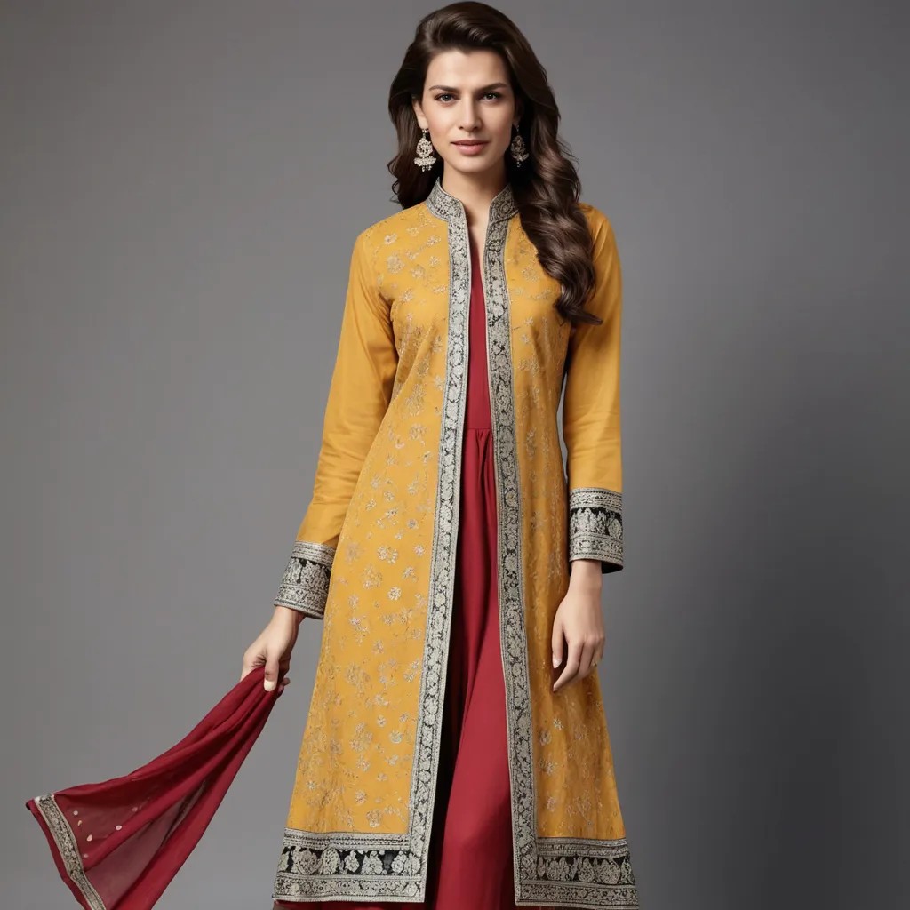 I Want Salwar Kameez and a Long Coat Photo Style