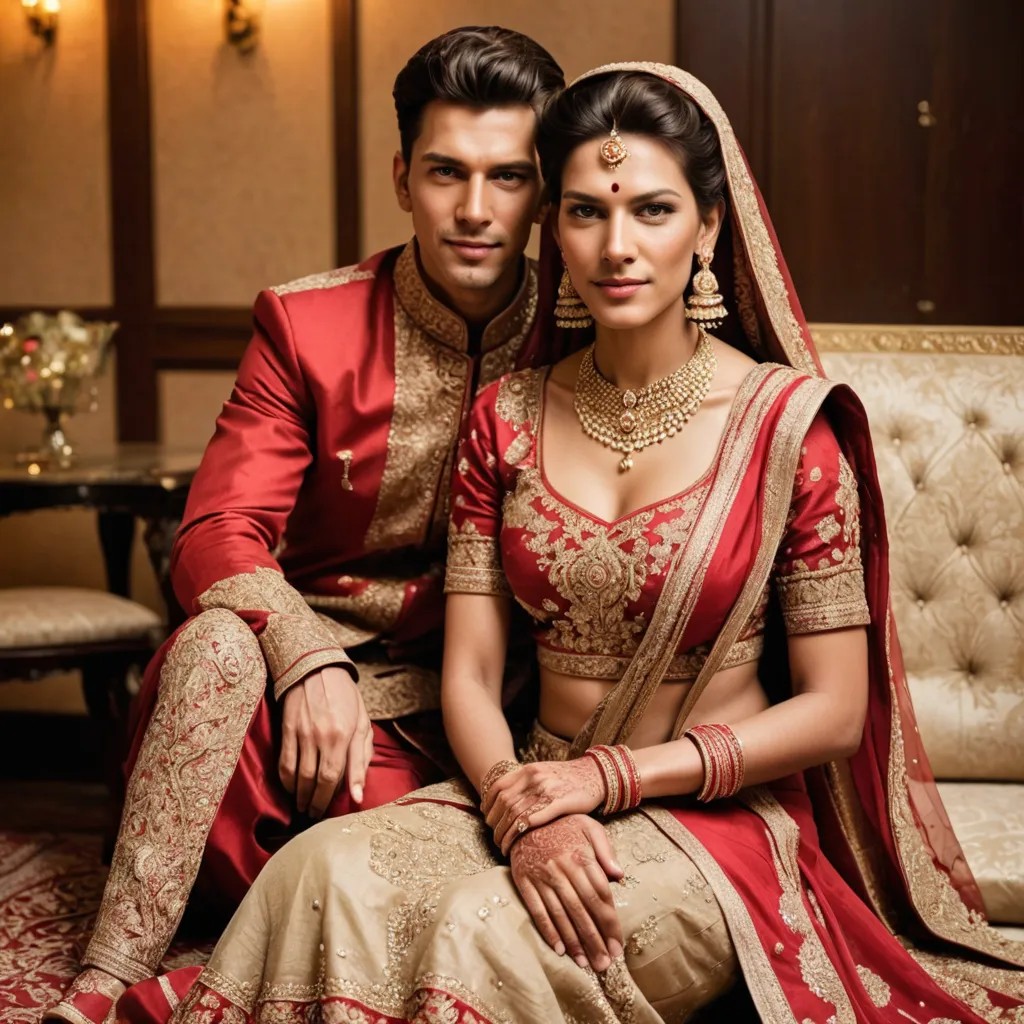 Indian Bridal Dress Photo Style