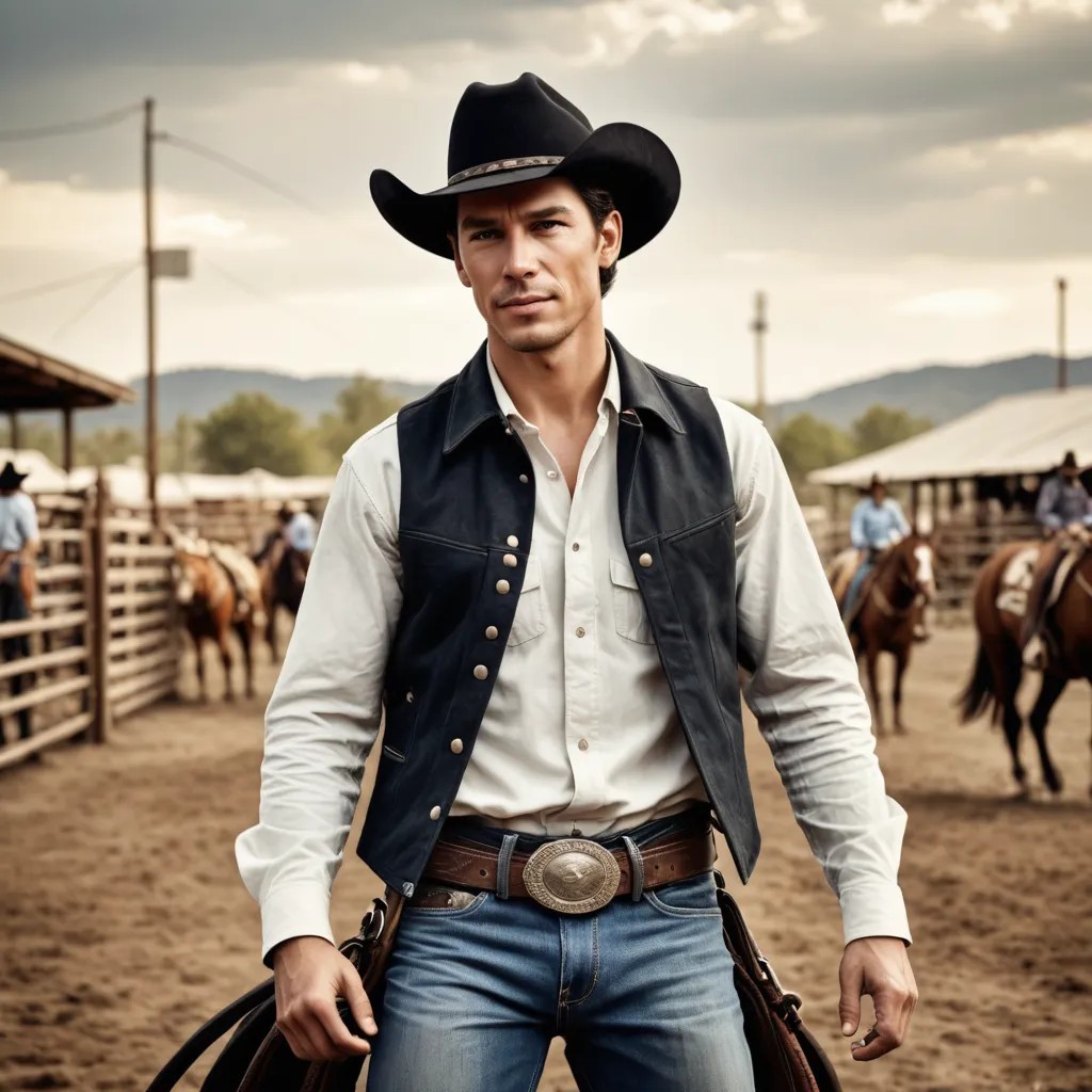 Rodeo Cowboy Photo Style