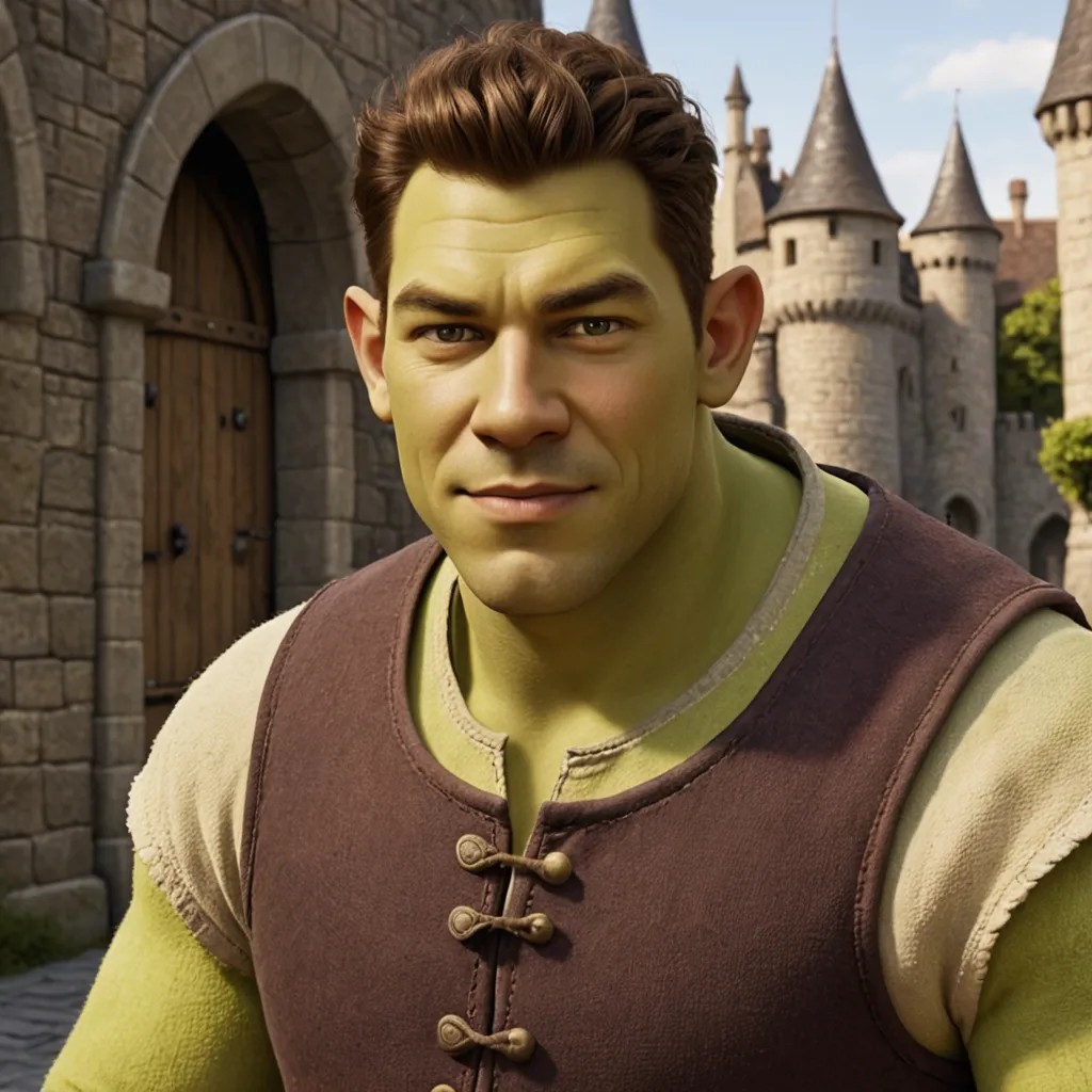 Shrek Character Photo Style