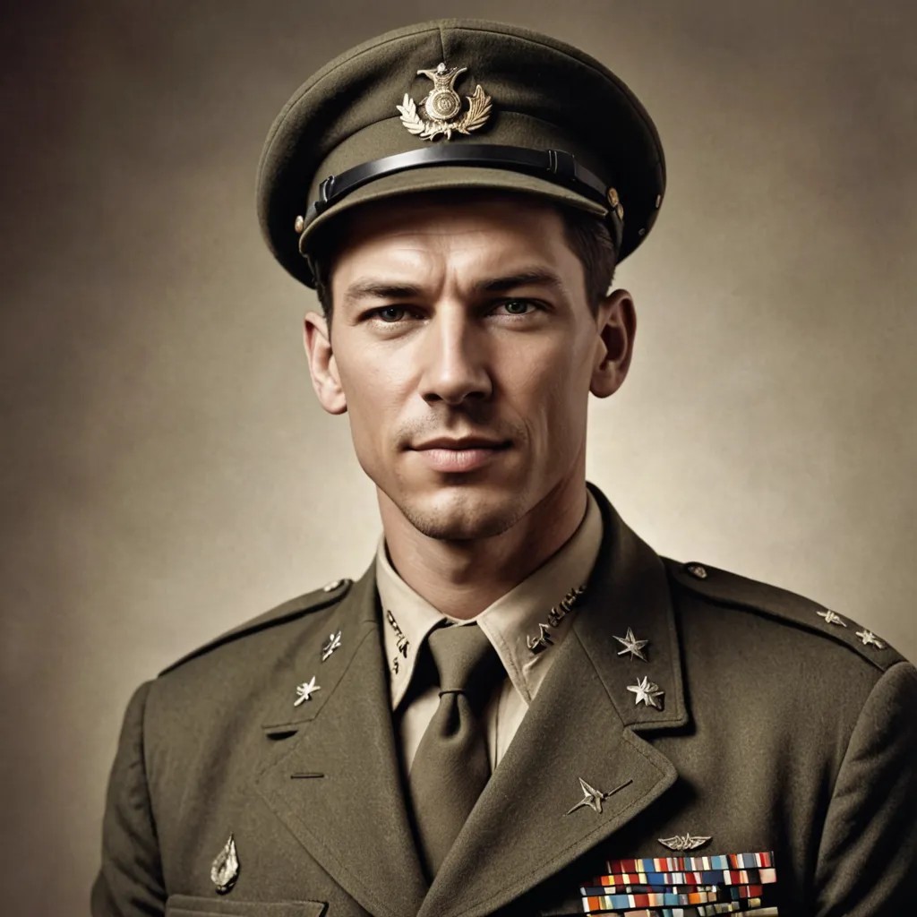 War Veteran Photo Style