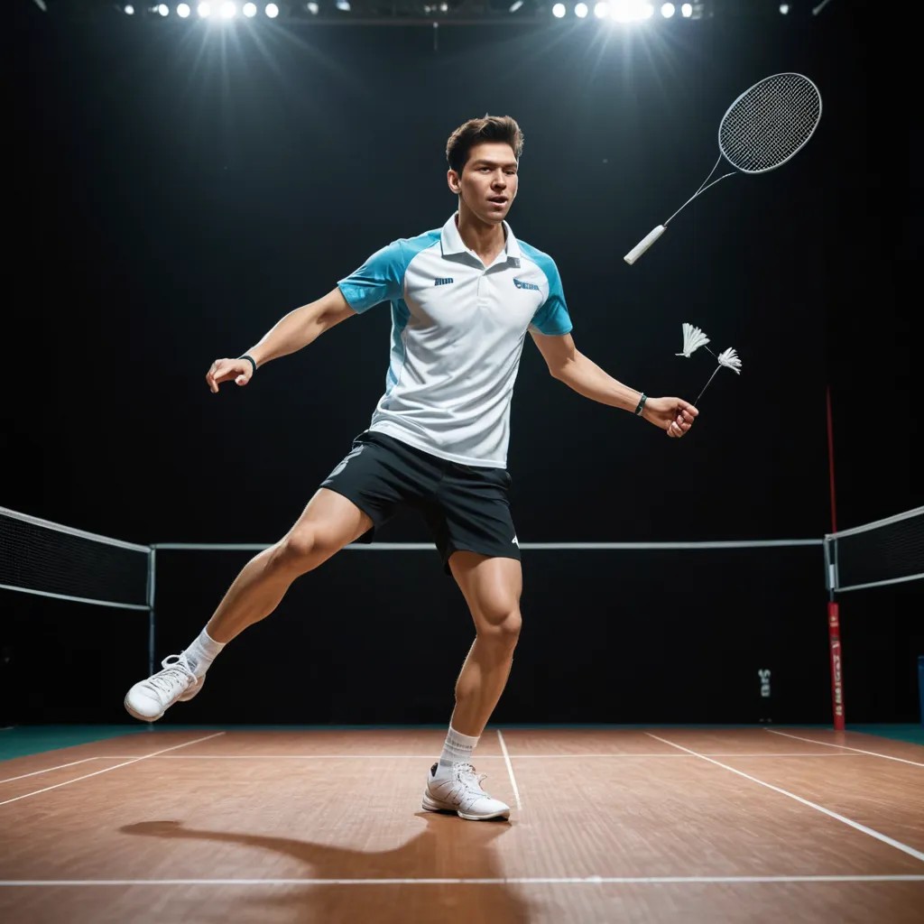 Badminton Smash Photo Style