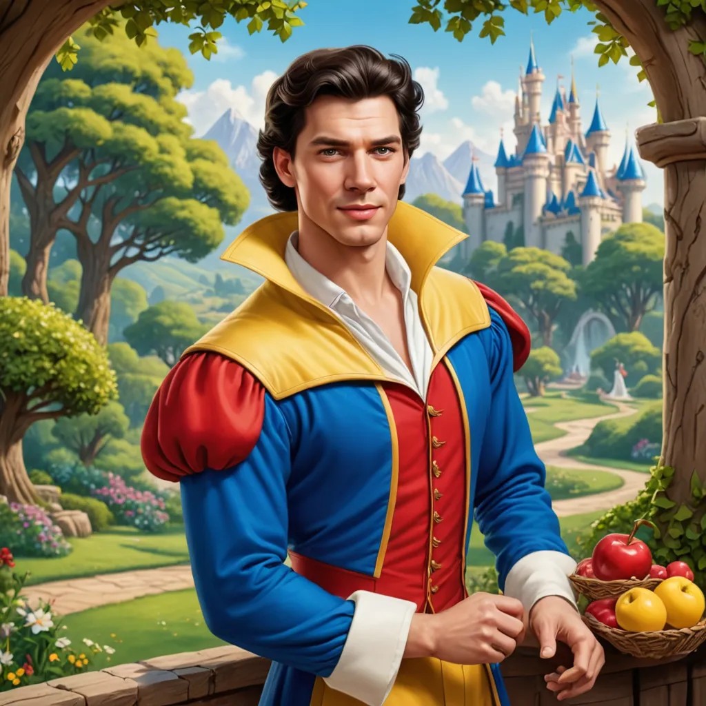 Disney Cartoon Snow White Photo Style