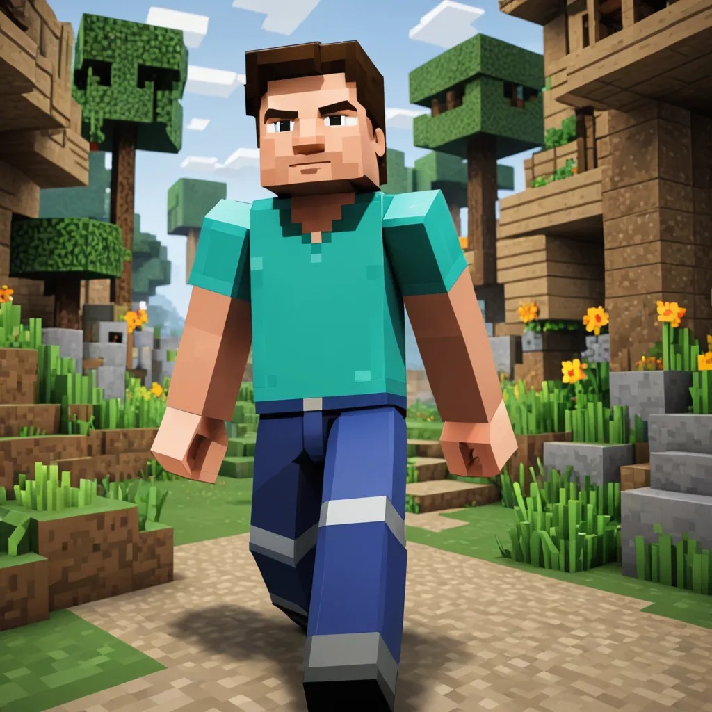 Me in Minecraft Photo Style