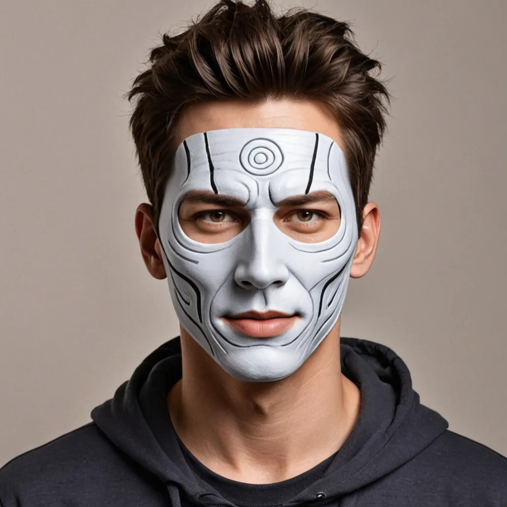 Obito’s Mask on My Face Photo Style