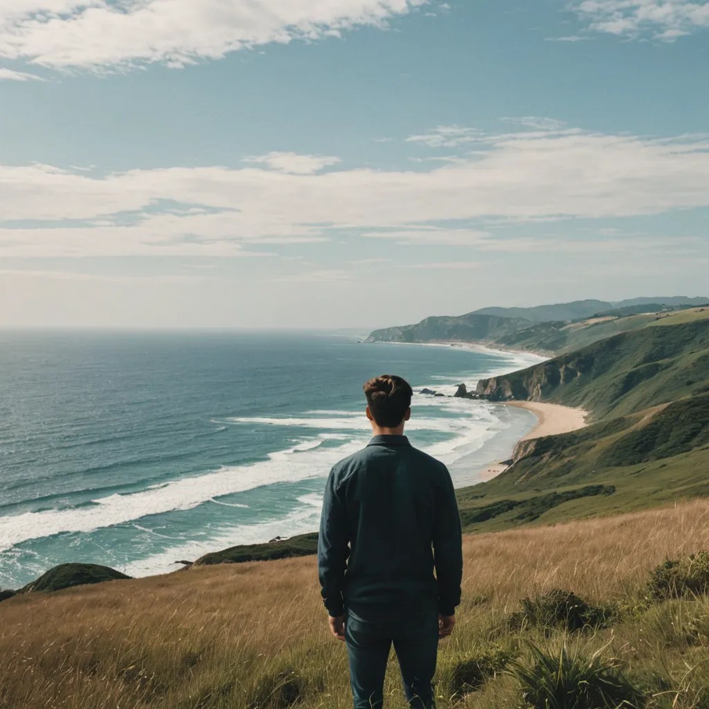 On a Hill with an Ocean Photo Style