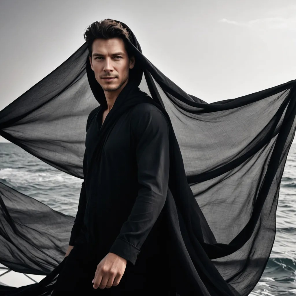 Une Saoudienne Vêtue de Noir Avec le Voile Photo Style