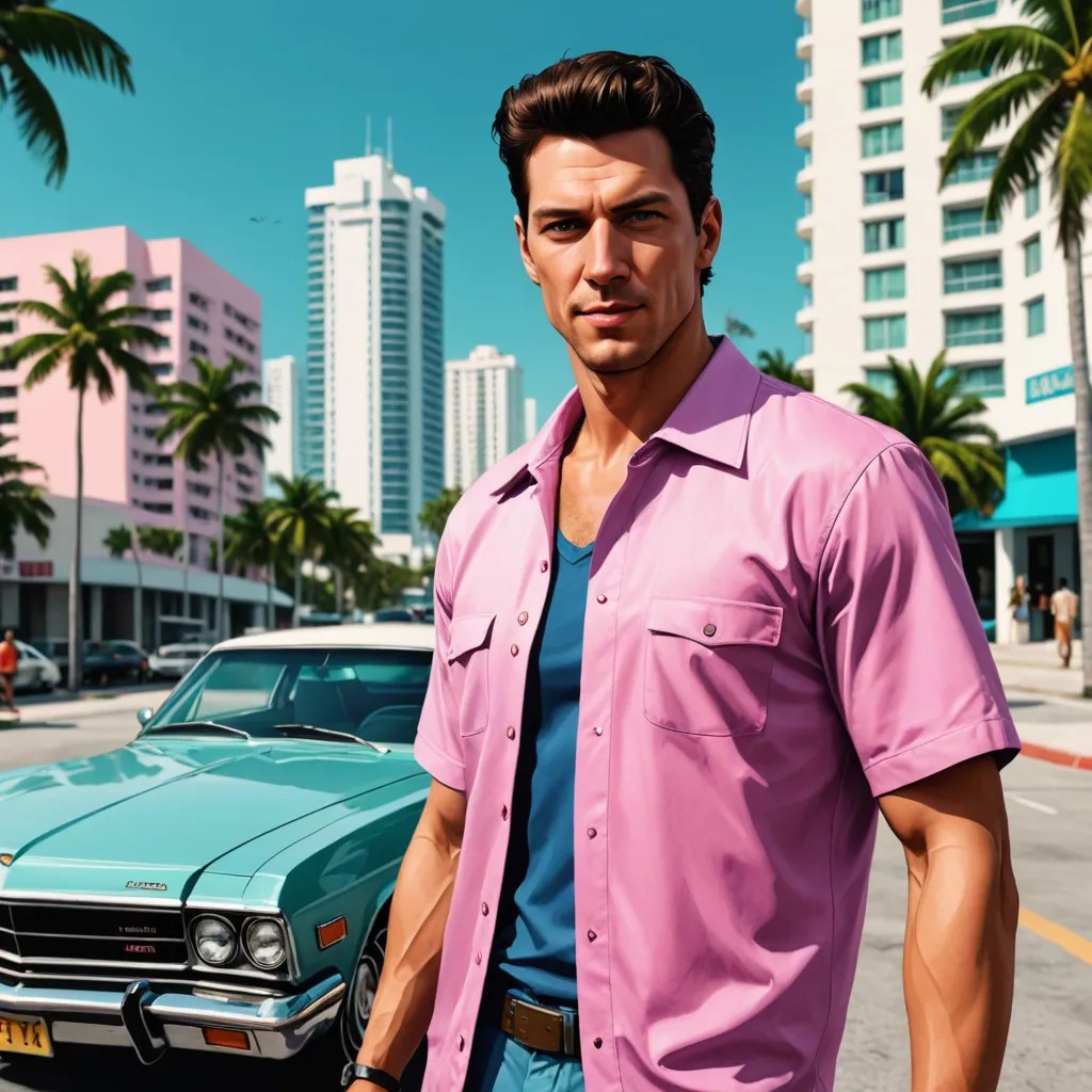 Vice City Photo Style