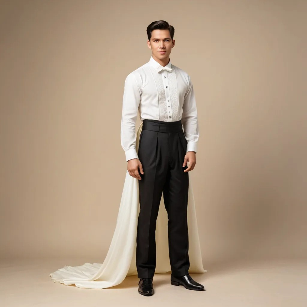 A Filipiniana Dress Photo Style