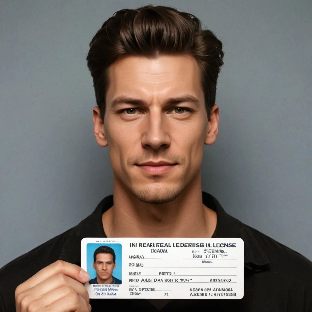 A Real Driver License Photo Style
