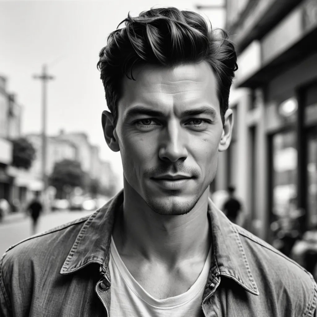 Black and White Drawing Photo Style