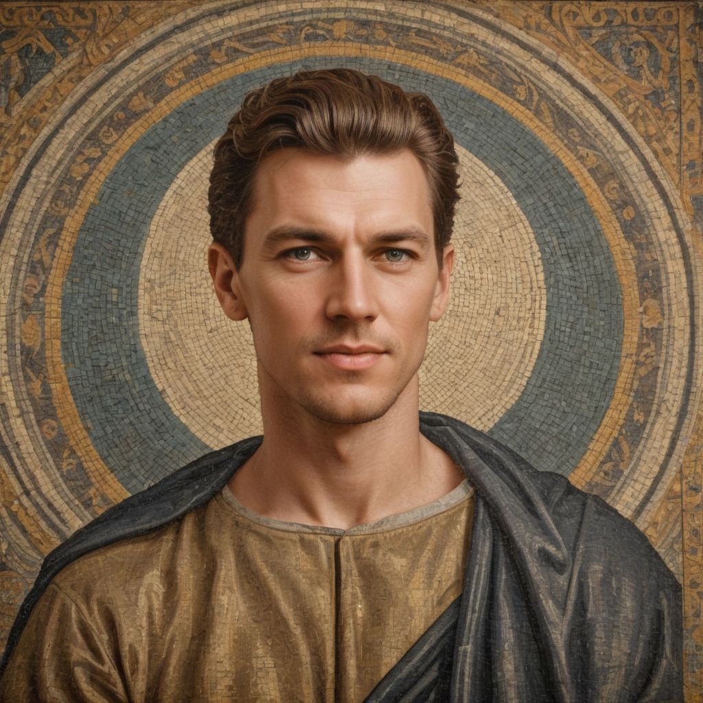 Byzantine Mosaic Photo Style