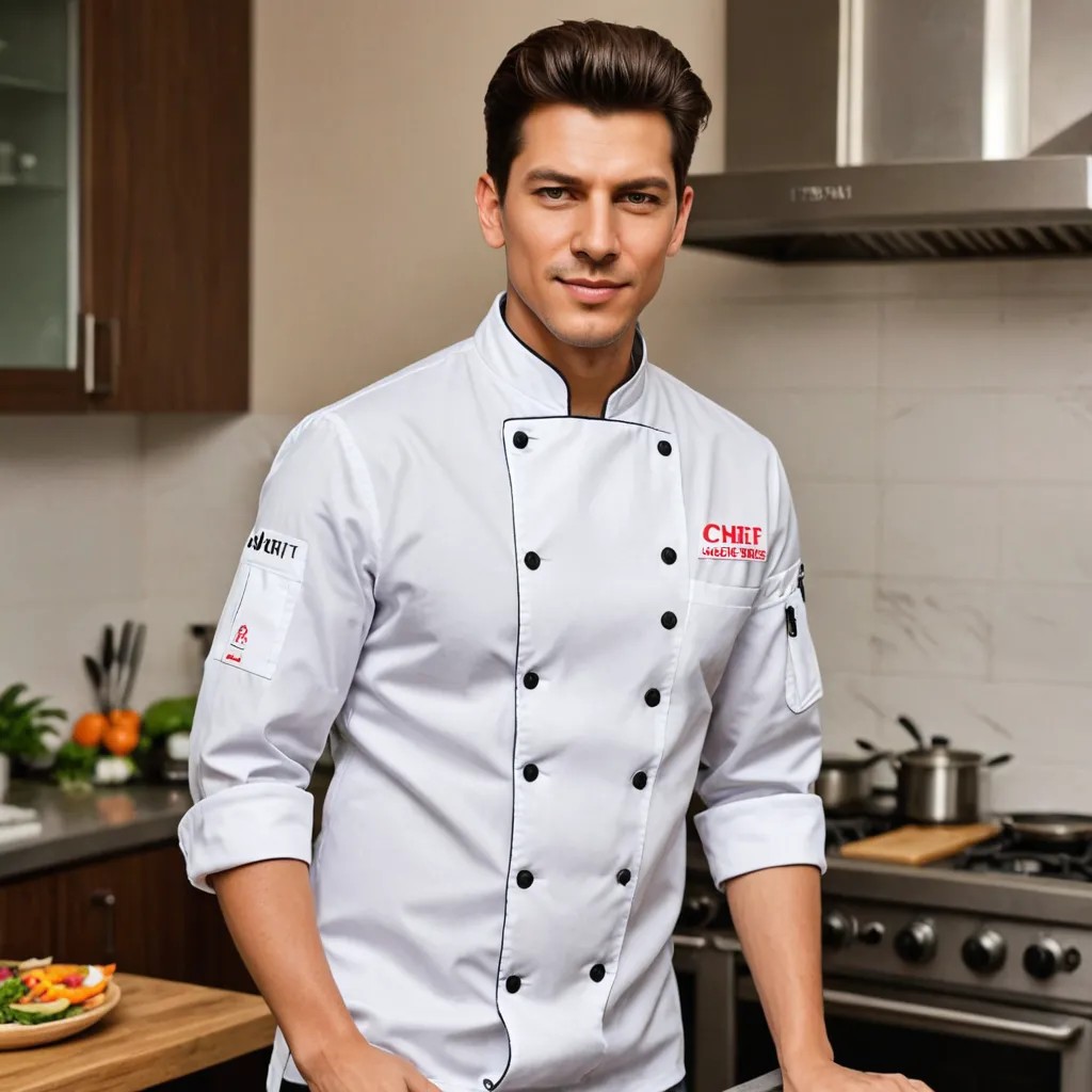 Chef Uniform with Name Chef Aditi Photo Style