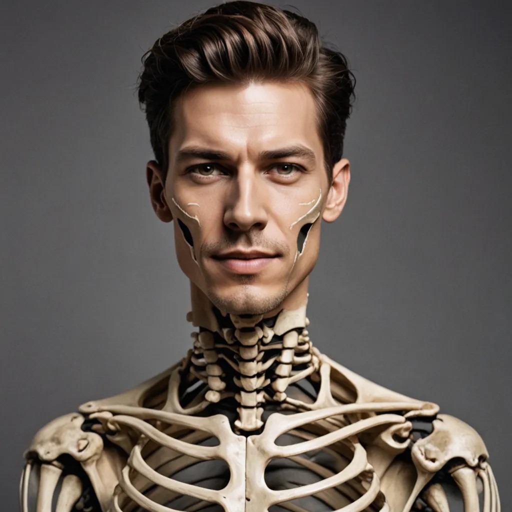 Convert Image to Skeleton Photo Style