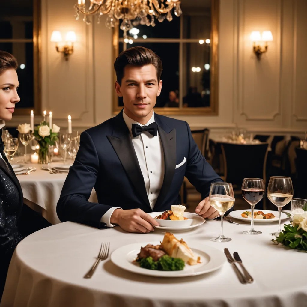 Elegant Dinner Guest Photo Style