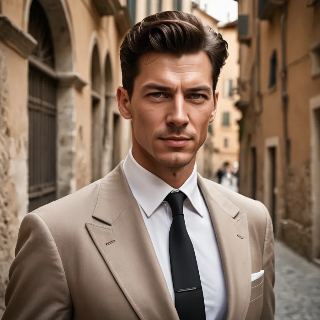 Italian Spy Theme Photo Style