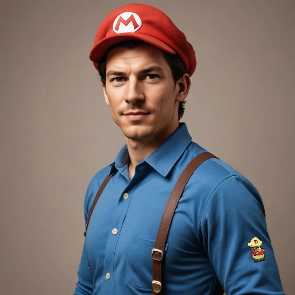 Mario Bros Photo Style