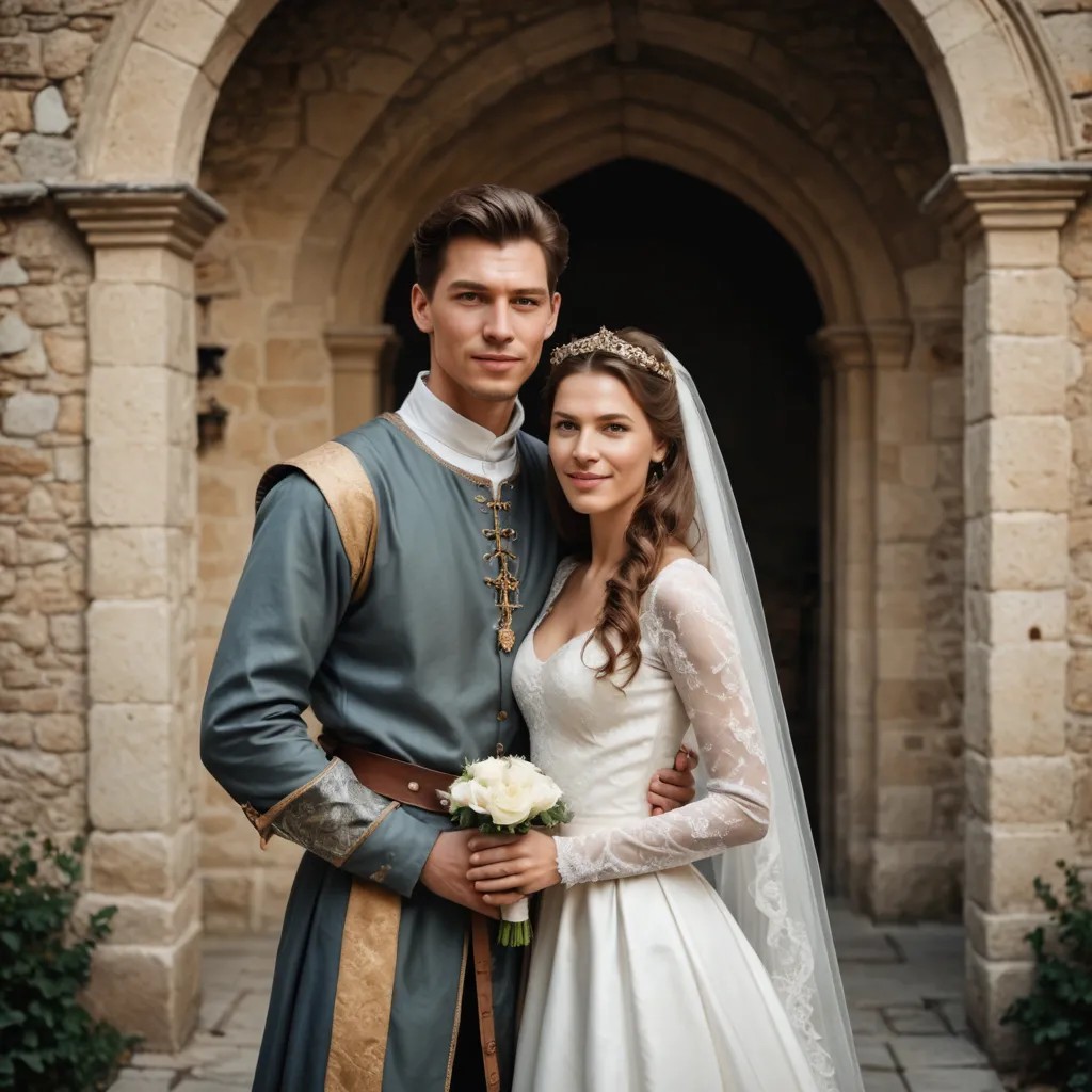 Medieval Wedding Photo Style