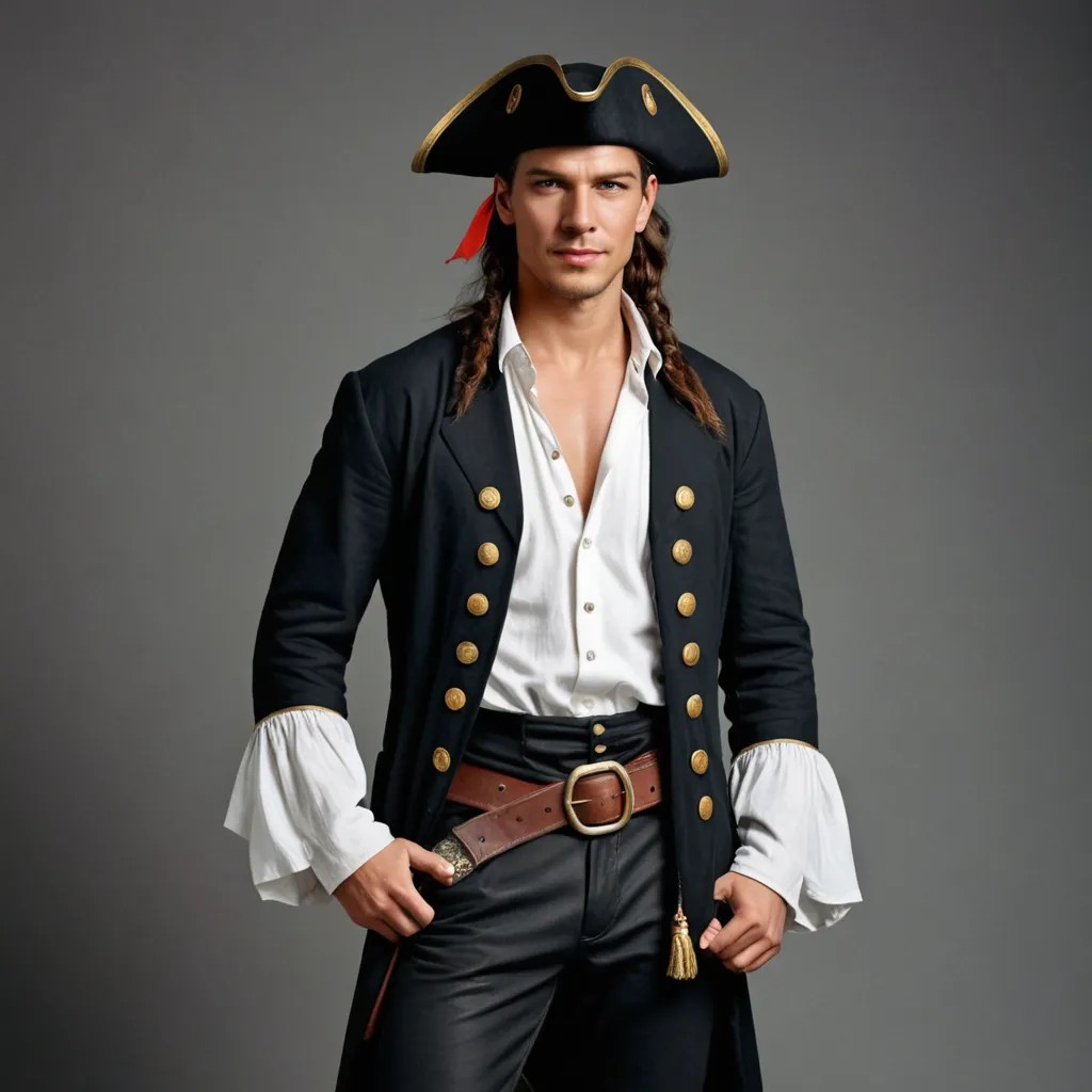 Pirate Hats and Clothes Photo Style