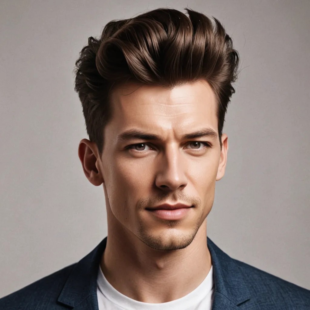 Textured Quiff Photo Style