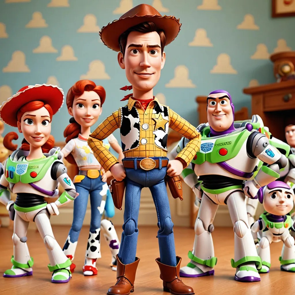 Toy Story Characters Photo Style