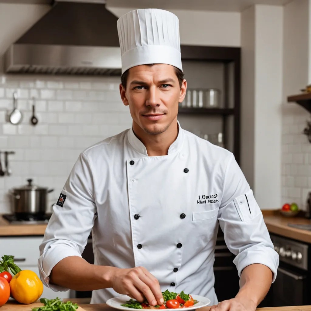 Chef in a Kitchen Photo Style