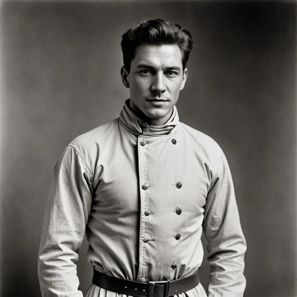 Convert Man in Harry Houdini with His Famous Don’t Escape Wear Straight Jacket Photo Style