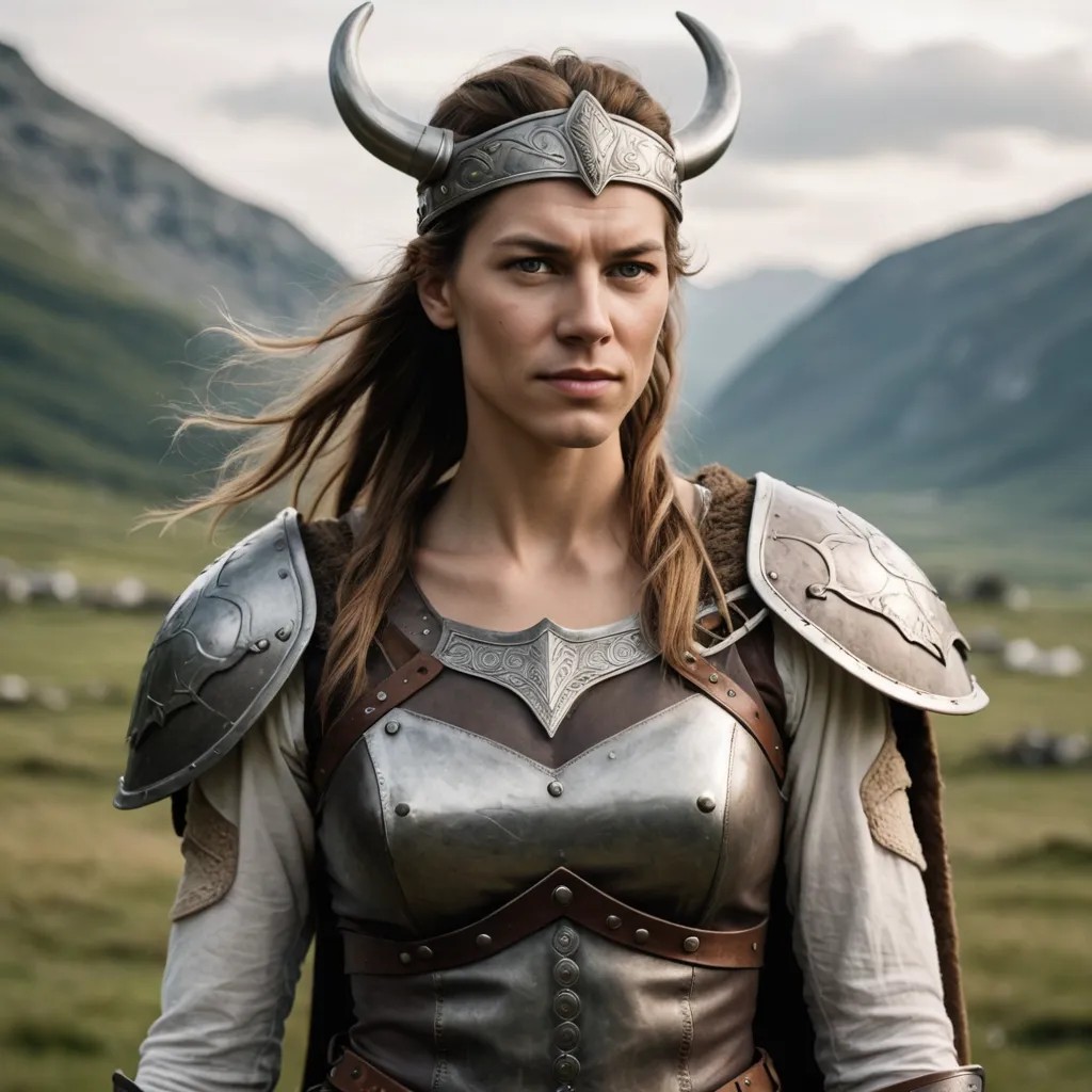 Female Viking Warrior Photo Style