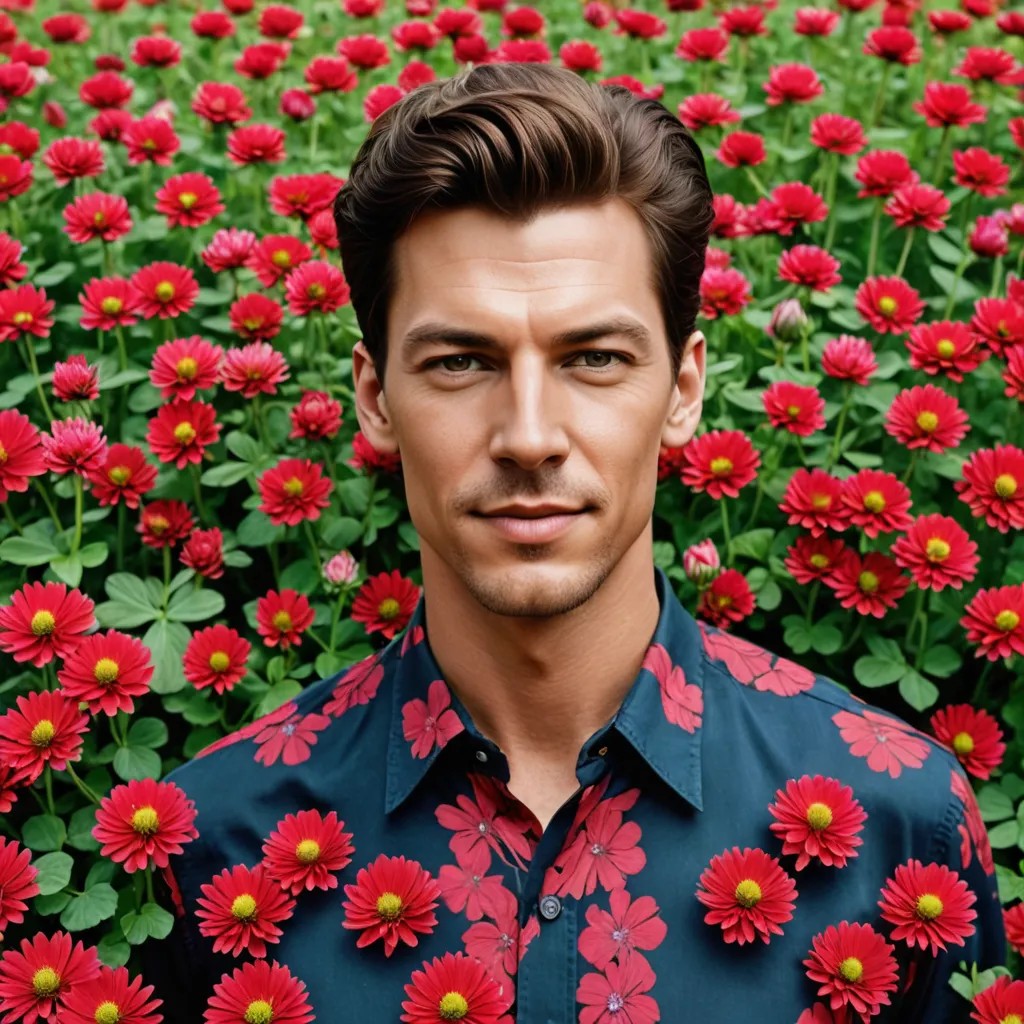 Flower Power Crimson and Clover Photo Style