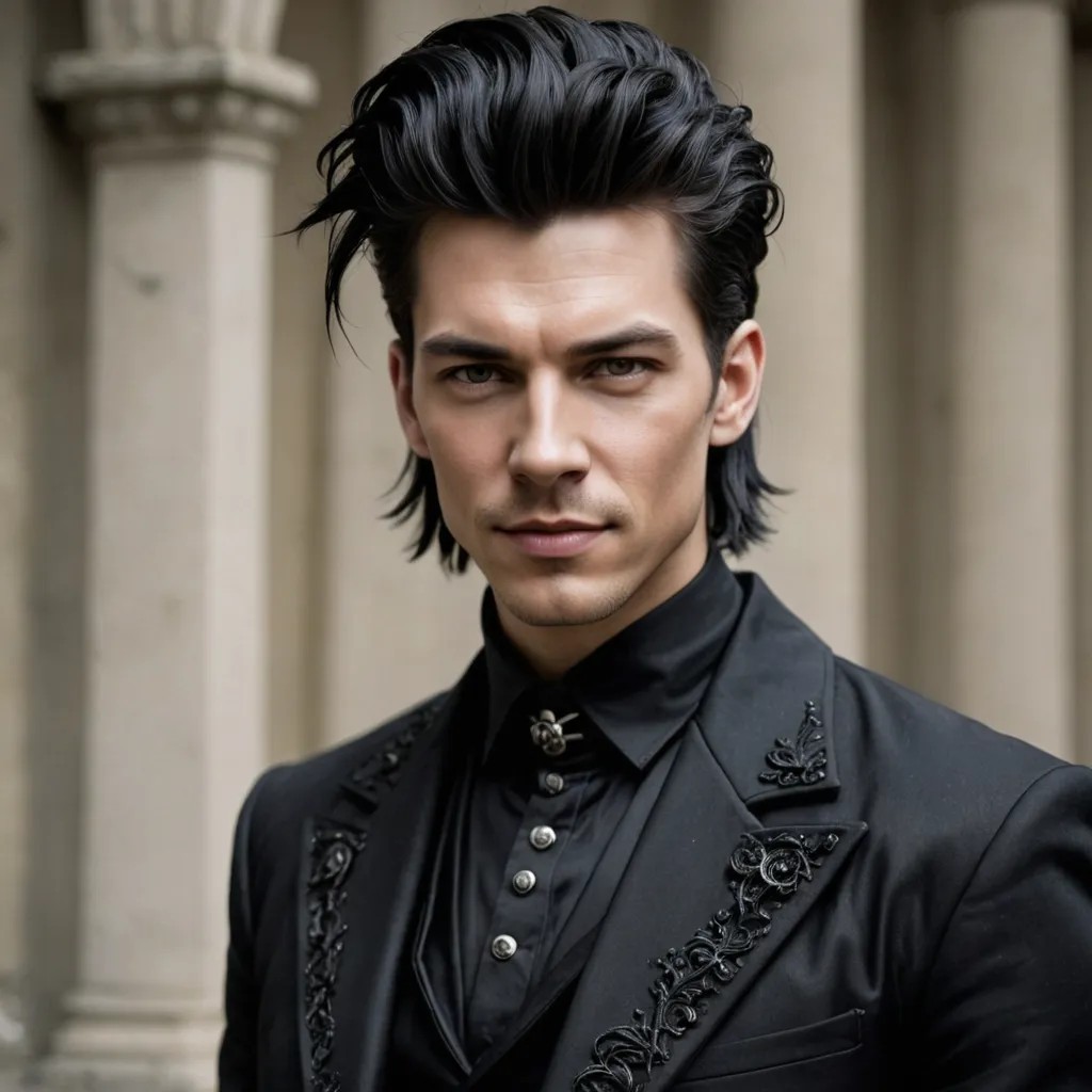 Goth Hair Photo Style