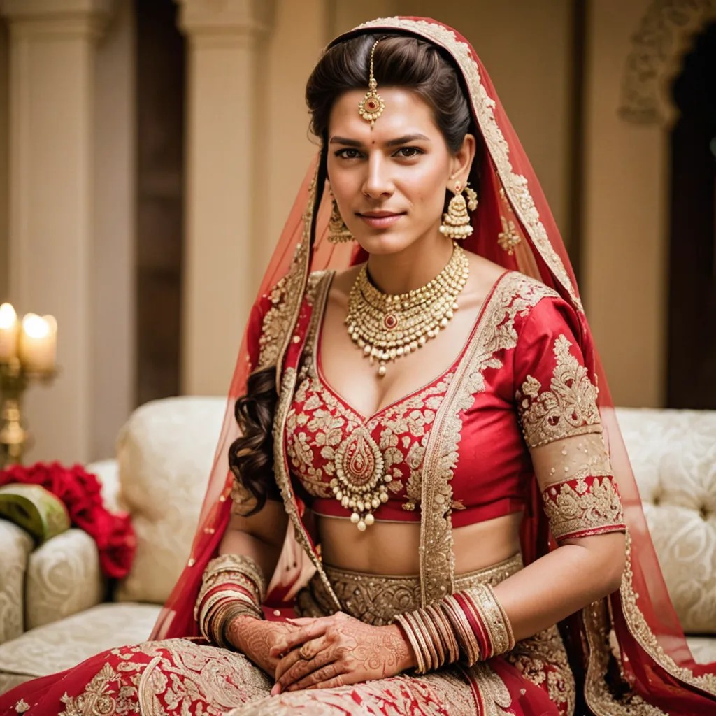 Indian Dulhan Bride Photo Style