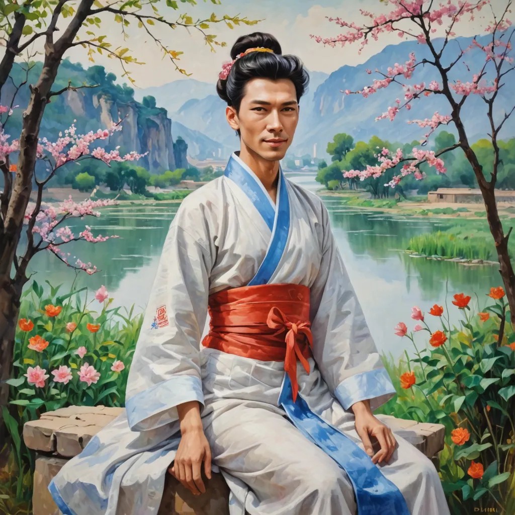 Painting in the Impressionist of Xiaoyang Galas Photo Style