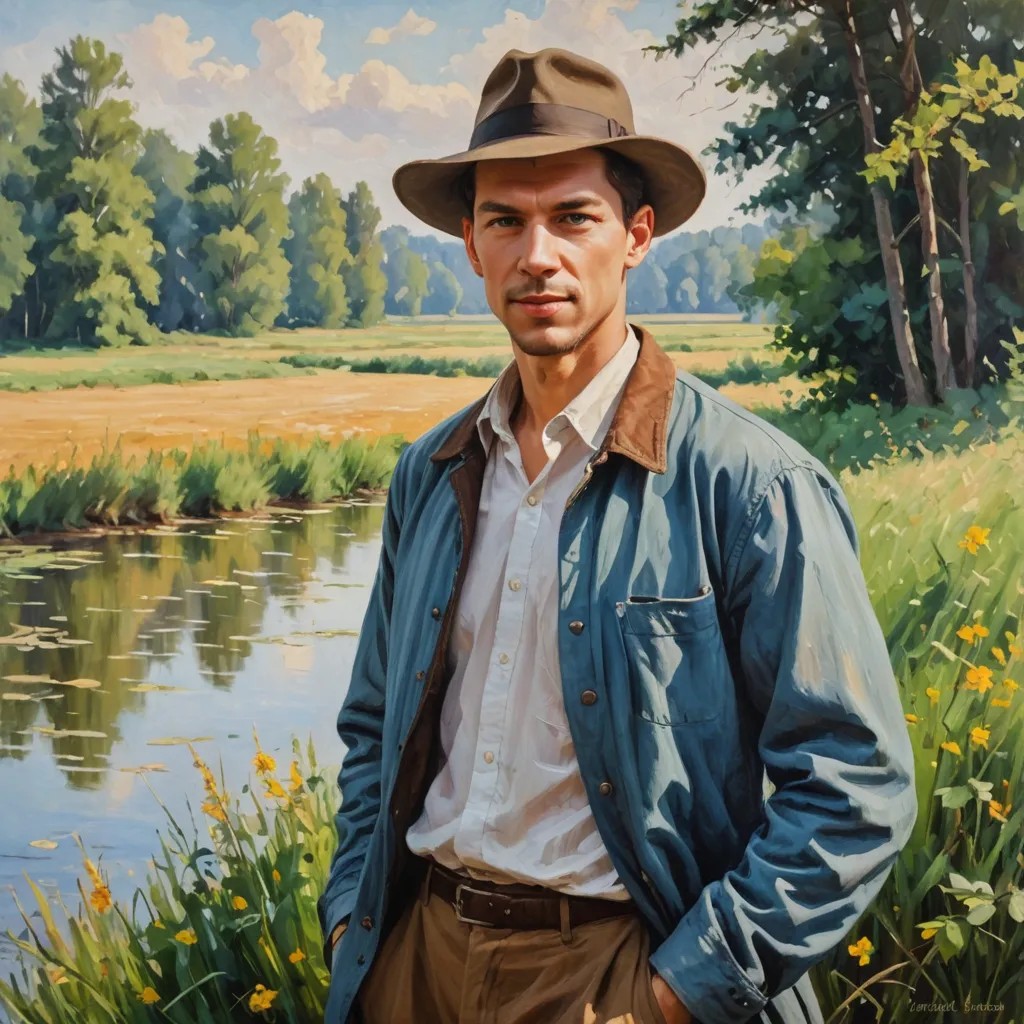 Painting in the Impressionist of Yaroslav Leonets Photo Style