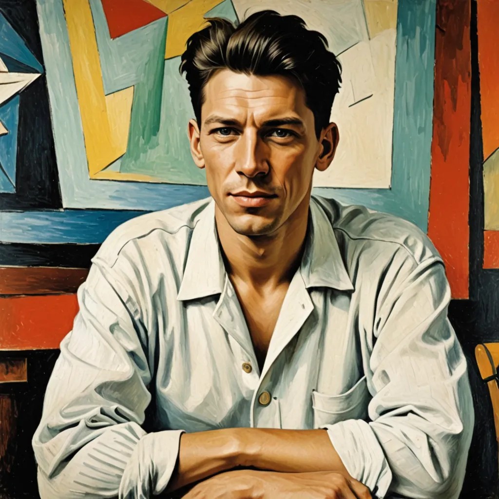 Painting in the Radical of Pablo Picasso Photo Style