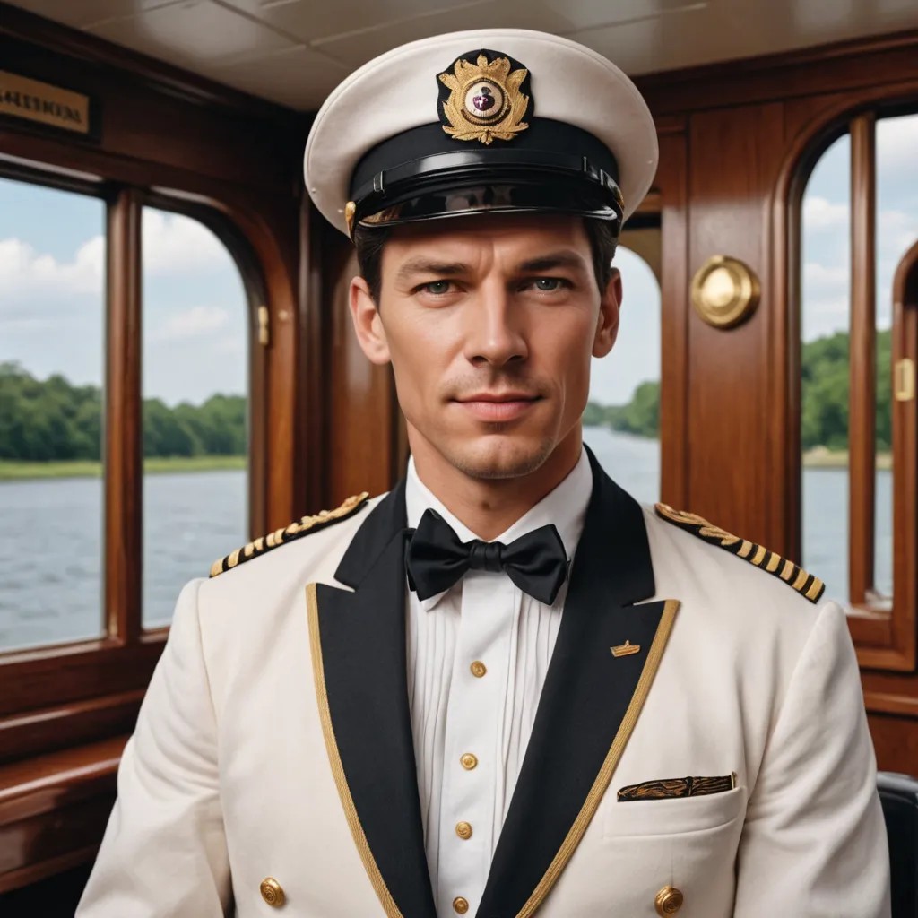 Riverboat Captain Photo Style
