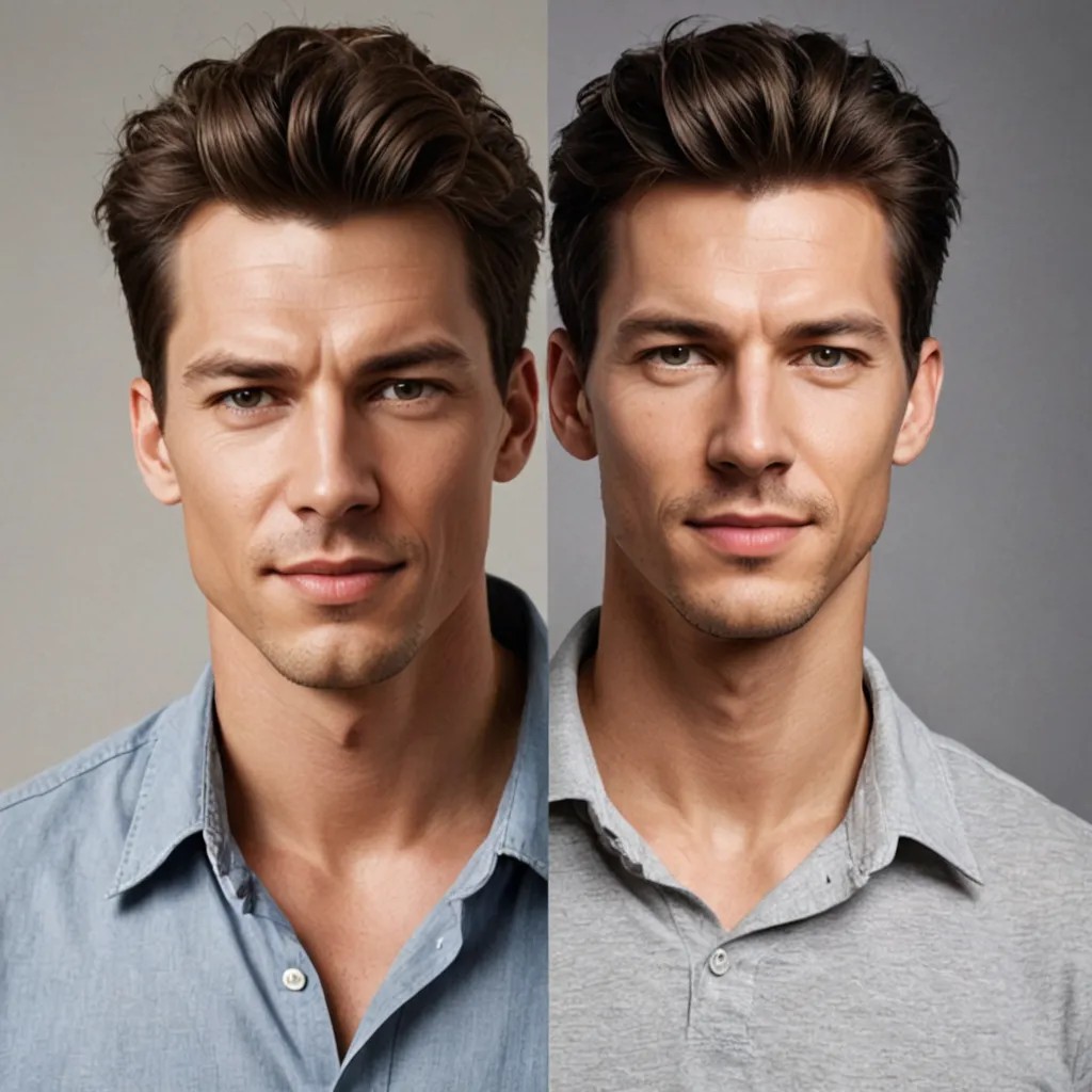 Same but with Ten Years Younger Photo Style