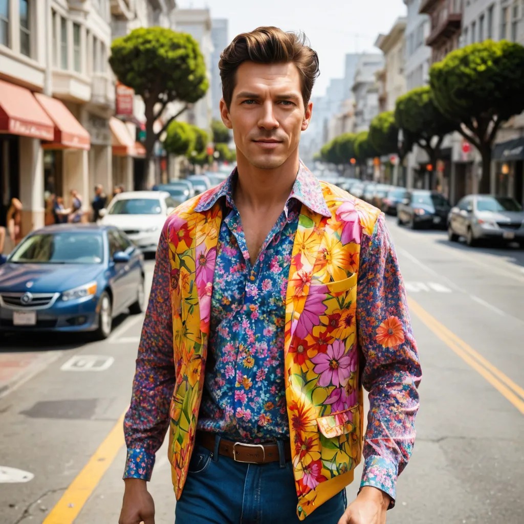 San Francisco Flower Power Photo Style