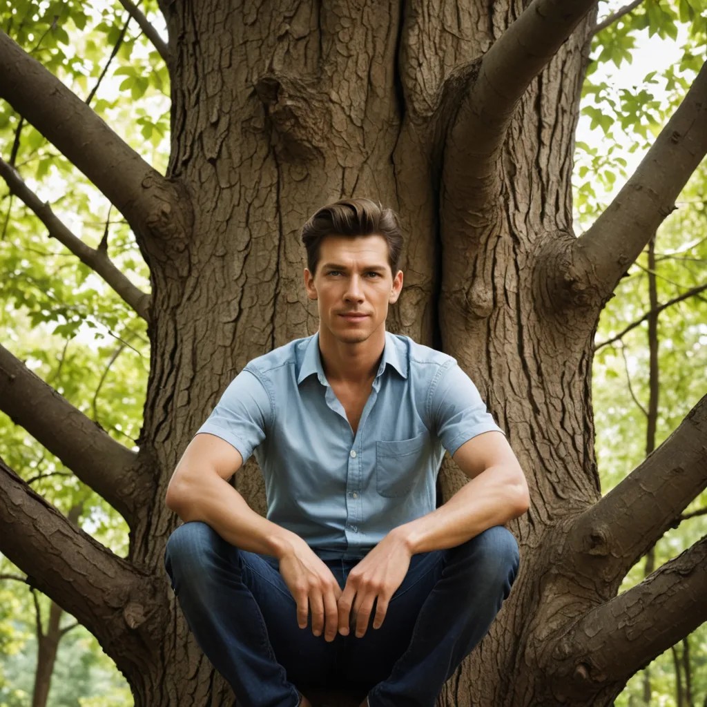 Tree in People Form Photo Style