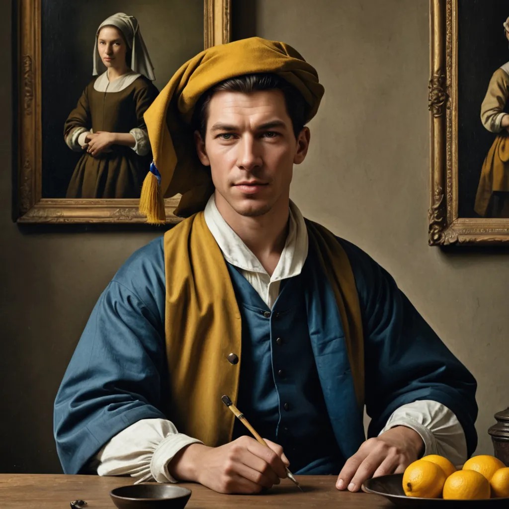 Vermeer Paintings Photo Style