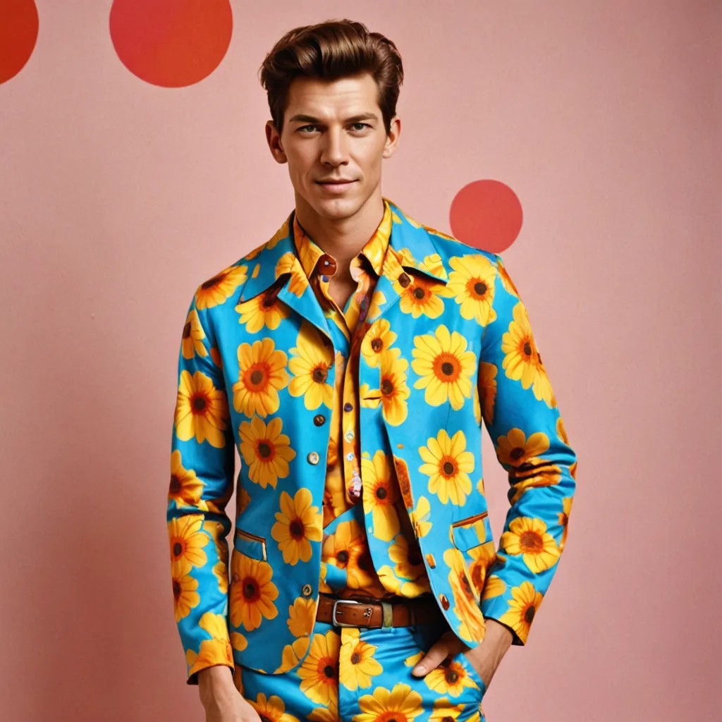 60s Flower Power Outfit Photo Style