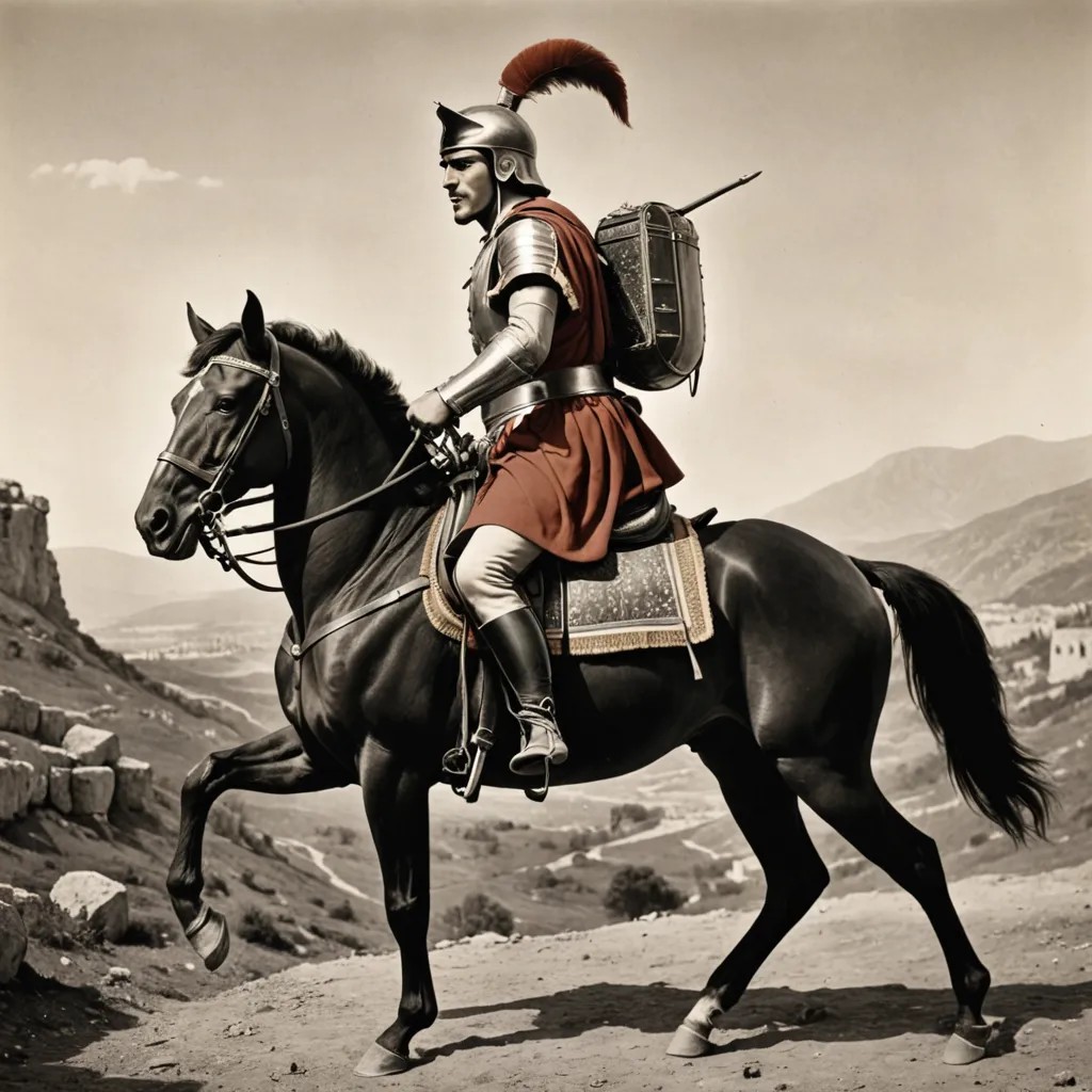 A Tarentine Cavalry of the Peloponnesian War Photo Style