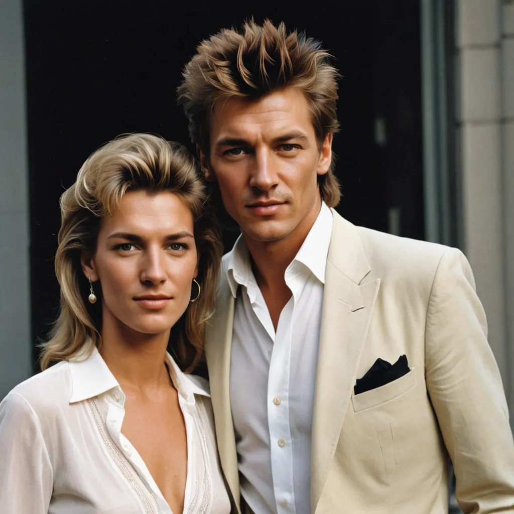 Connie and Rod Stewart Photo Style