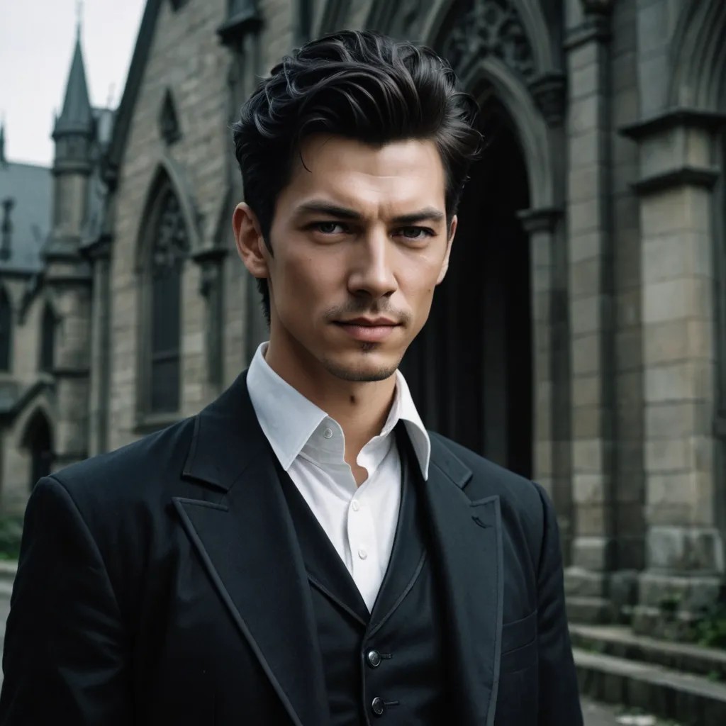 Gothic Manga Anime Shot From a Famous Movie Photo Style