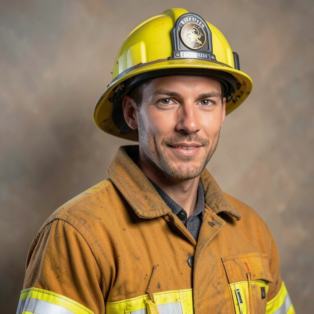 Baby Firefighter Photo Style