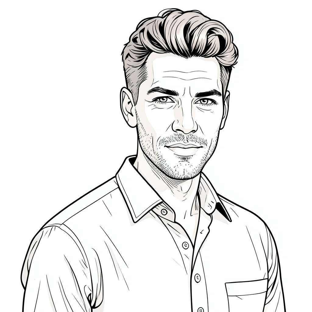 Colouring Page Photo Style