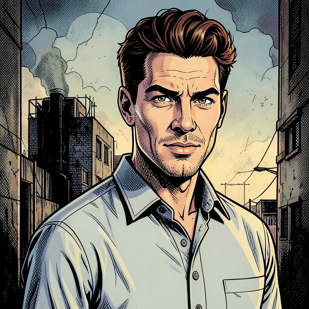 Comic Book Image Sequence Photo Style