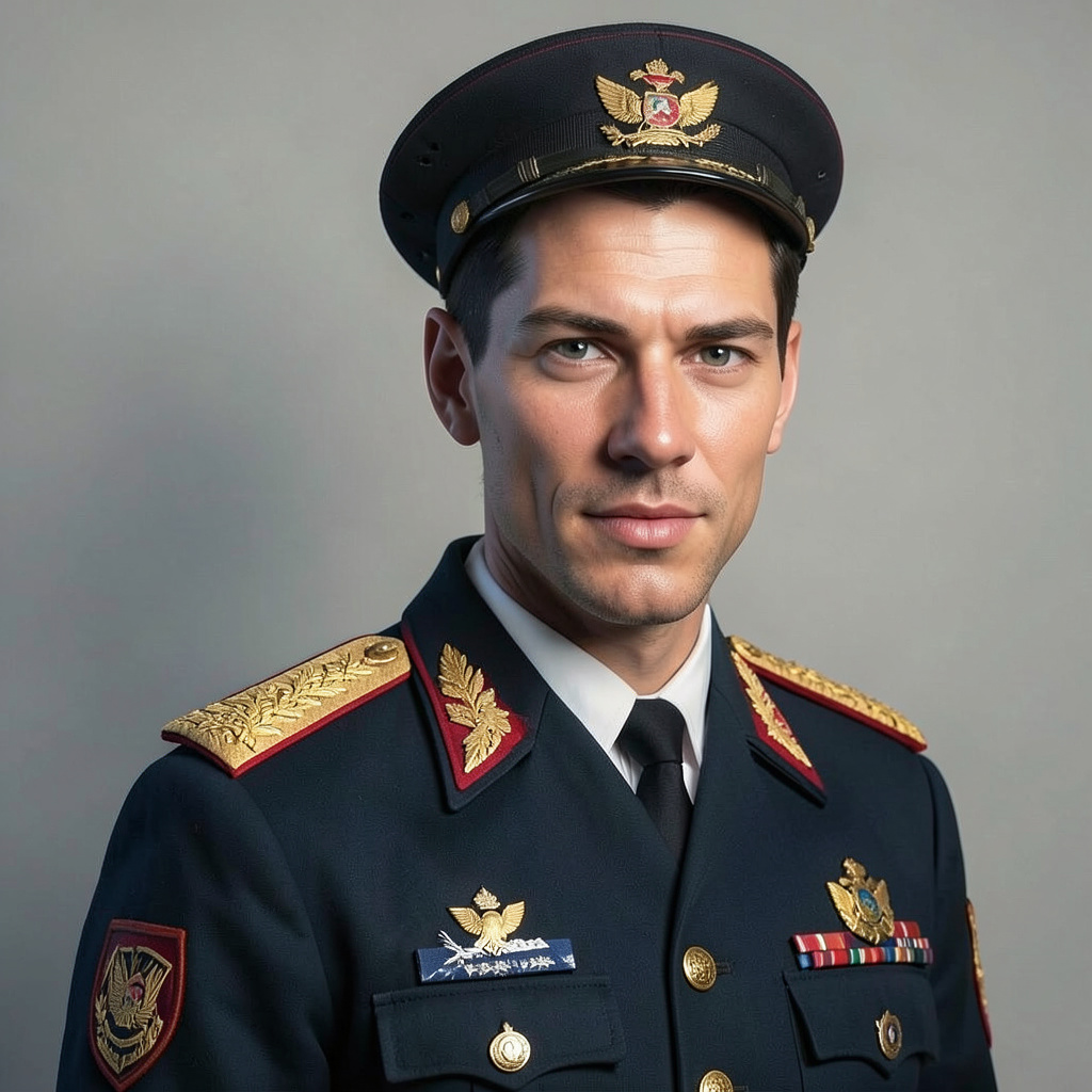 Поменять пагоны на лейтенанта Photo Style