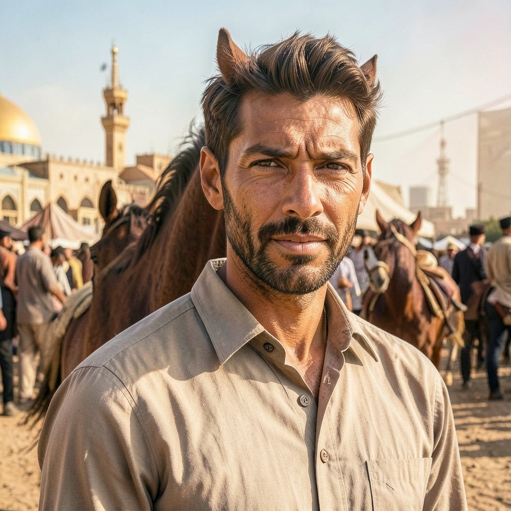 Karbala Horse Photo Photo Style